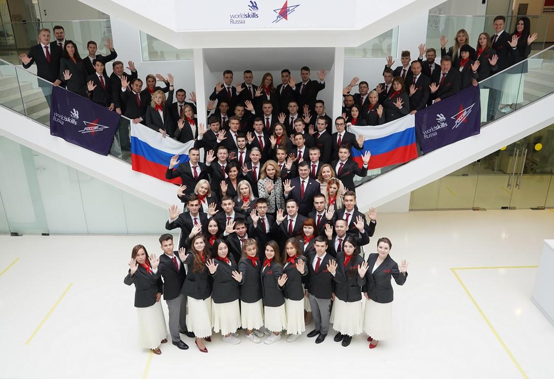 Татьяна Голикова встретилась с национальной сборной WorldSkills Russia накануне выступления на европейском чемпионате